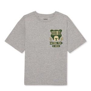 Crescent Kids Gray Yosemite National Park Tee